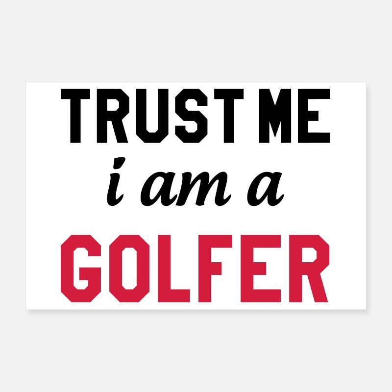 Golf Poster 30x20 cm