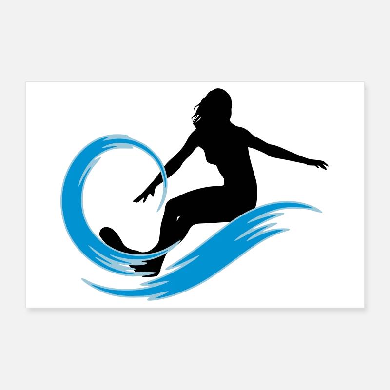 Surfer Poster 30x20 cm
