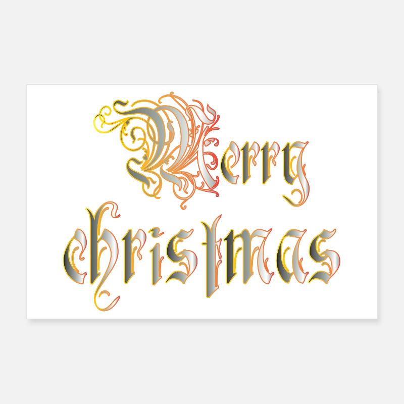 Weihnachtsinsel Poster 30x20 cm