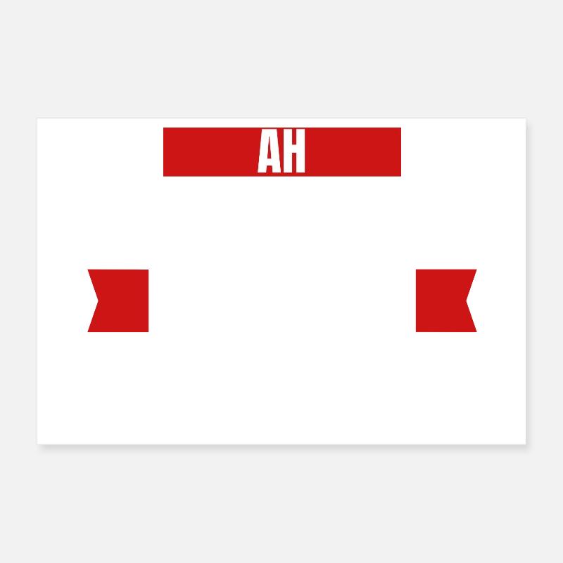 Ah Weekend Days Mashup Tee Poster 12" x 8" (30x20 cm)