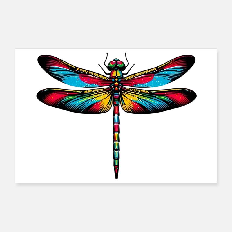 Libellule Poster 30 x 20 cm