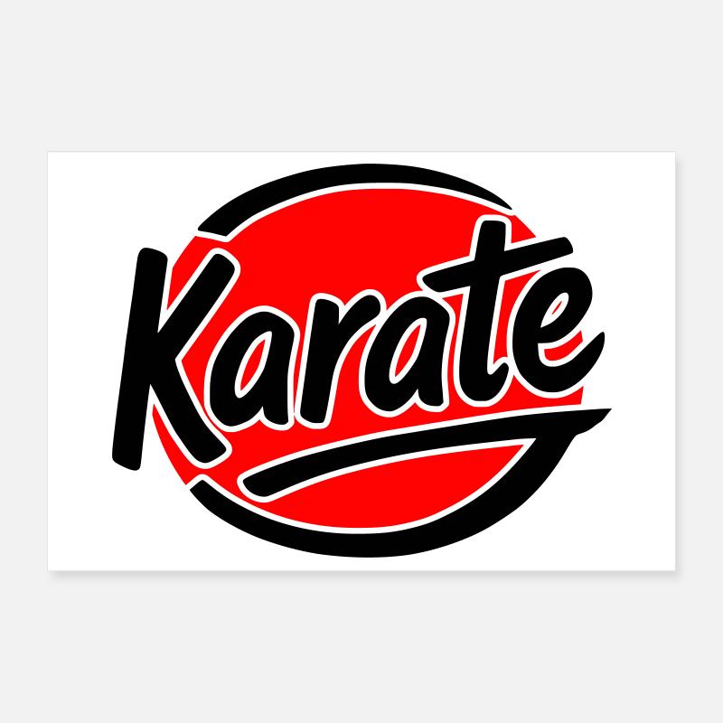 Karate Poster 30x20 cm