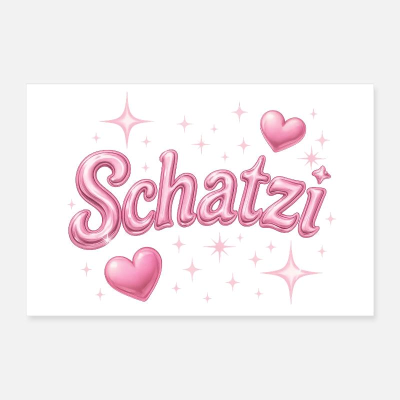 schatzi / Y2K Style Poster 30x20 cm