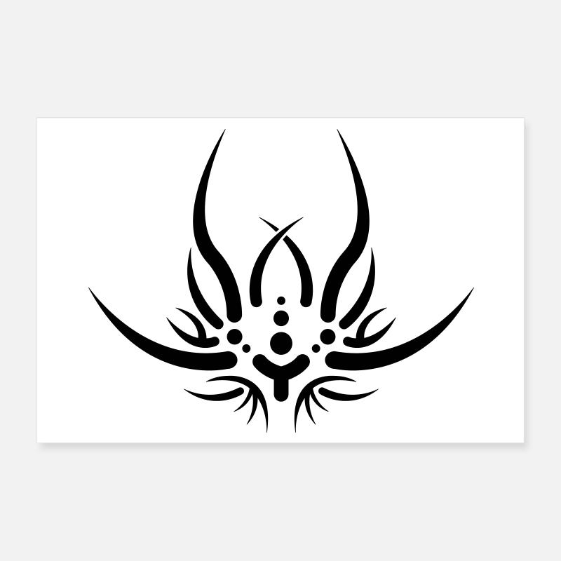 Tribal 5 von Helfspawn Poster 30x20 cm