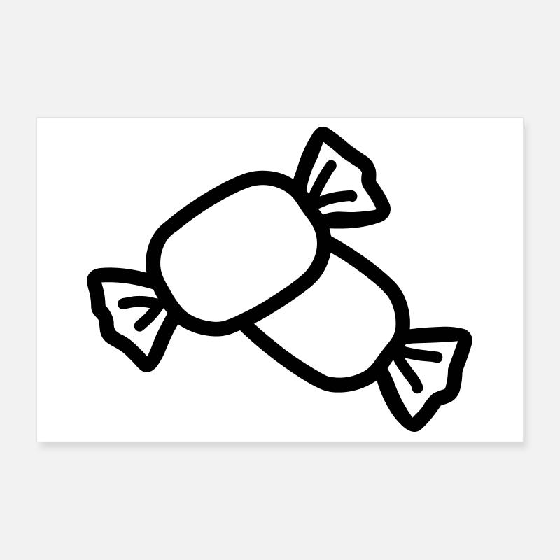 Süßigkeiten Poster 30x20 cm