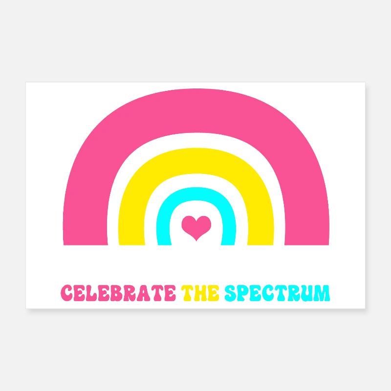 Autism Brain Autistic Asperger Neurodiversity Poster 12" x 8" (30x20 cm)