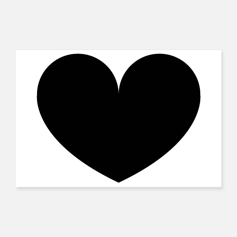 Herz Poster 30x20 cm