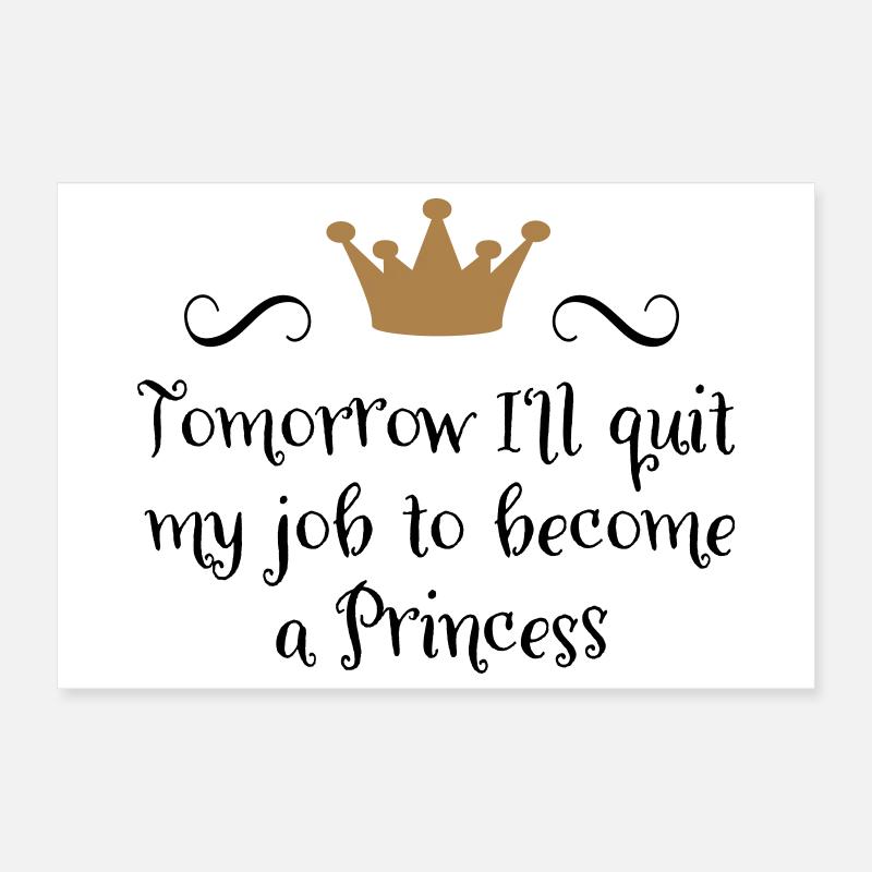 Princess Poster 12" x 8" (30x20 cm)