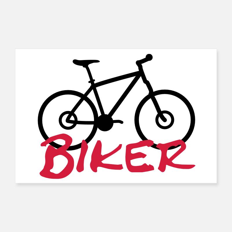 Biker Poster 30x20 cm