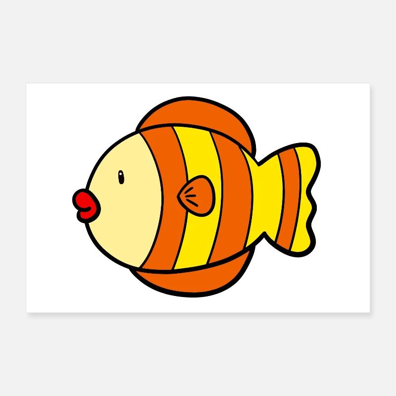 Poisson doux Poster 30 x 20 cm