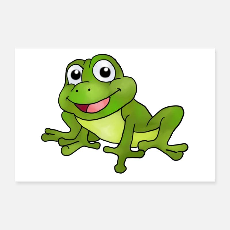 Frosch Poster 30x20 cm
