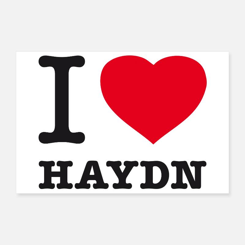 J’AIME HAYDN Poster 30 x 20 cm