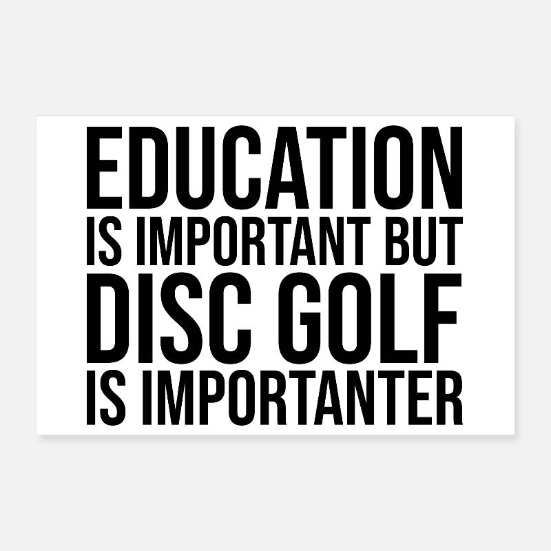 Discgolf Poster 30x20 cm