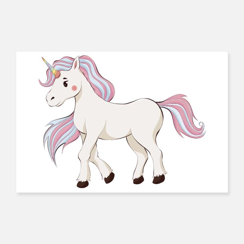 Unicorn Poster 12" x 8" (30x20 cm)
