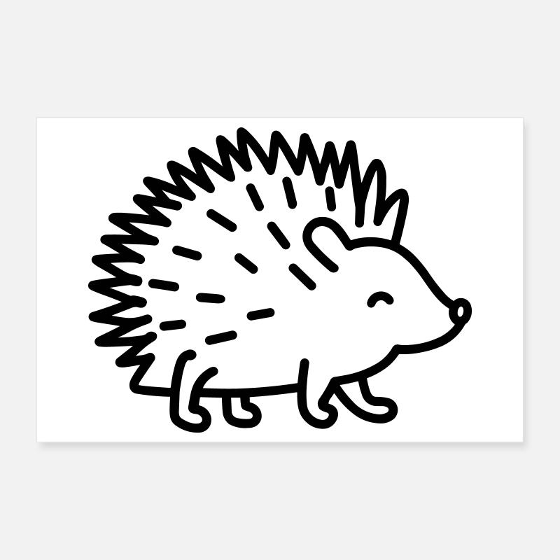 Stachelschwein Poster 30x20 cm