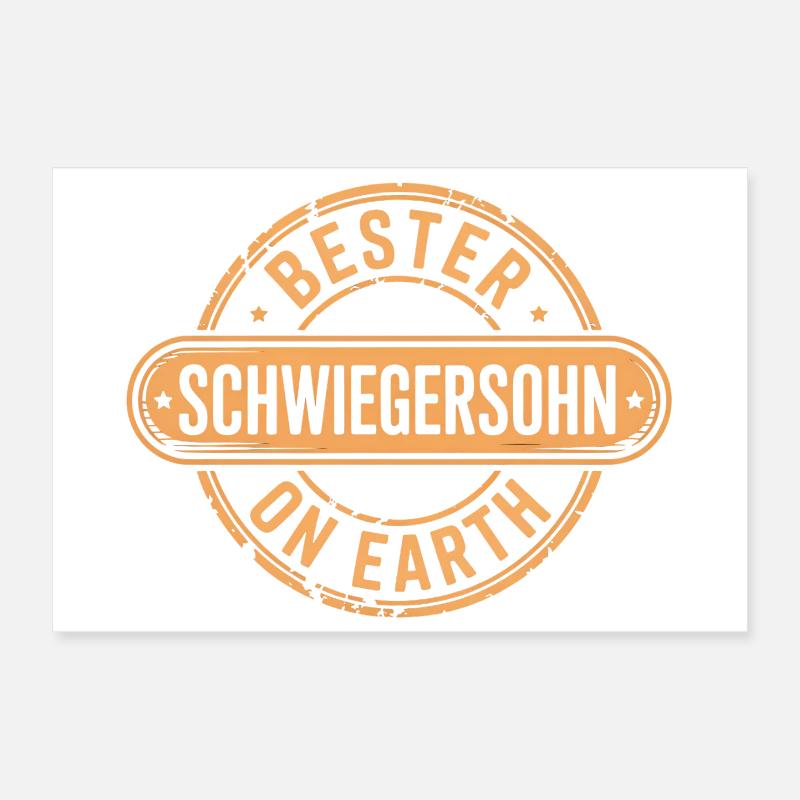 Bester Schwiegersohn Geschenk Poster 30x20 cm