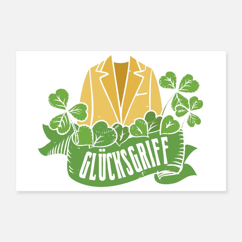 Second-hand shop Glücksgriff Second Hand Shop Poster 12" x 8" (30x20 cm)