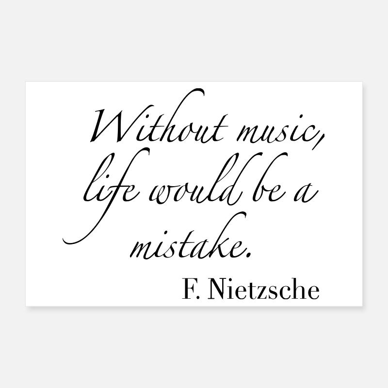 Musik Poster 30x20 cm