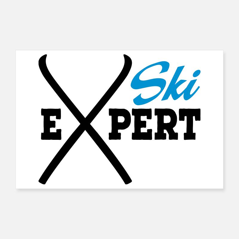 ski Poster 12" x 8" (30x20 cm)