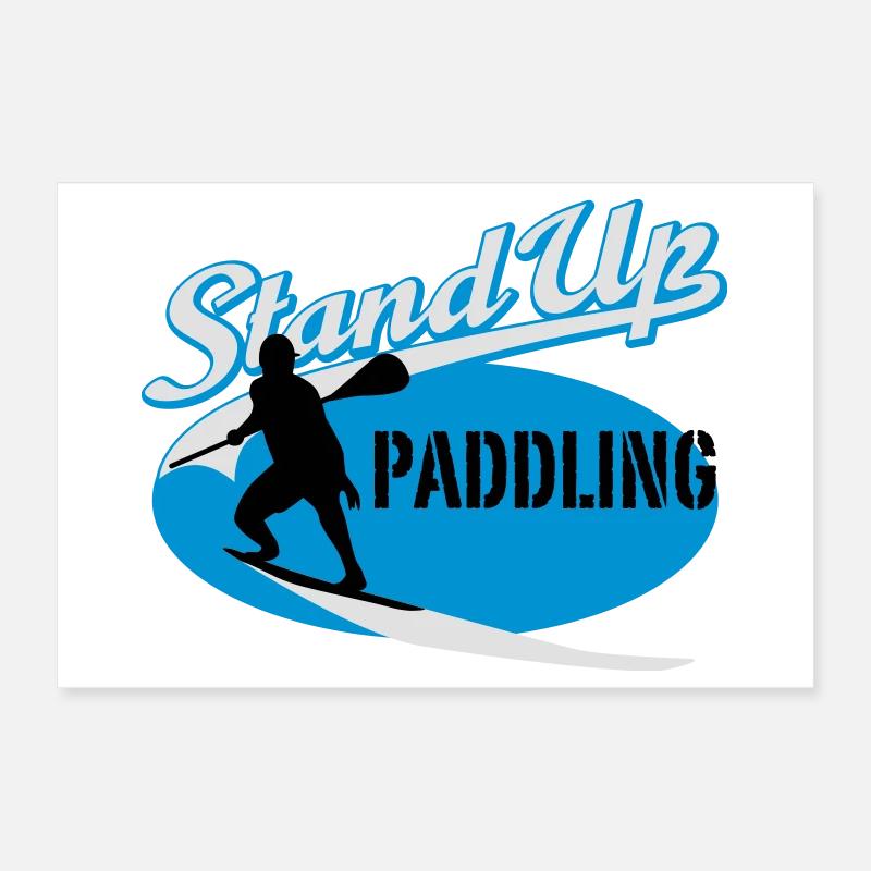 Stand Up Paddling Poster 30x20 cm