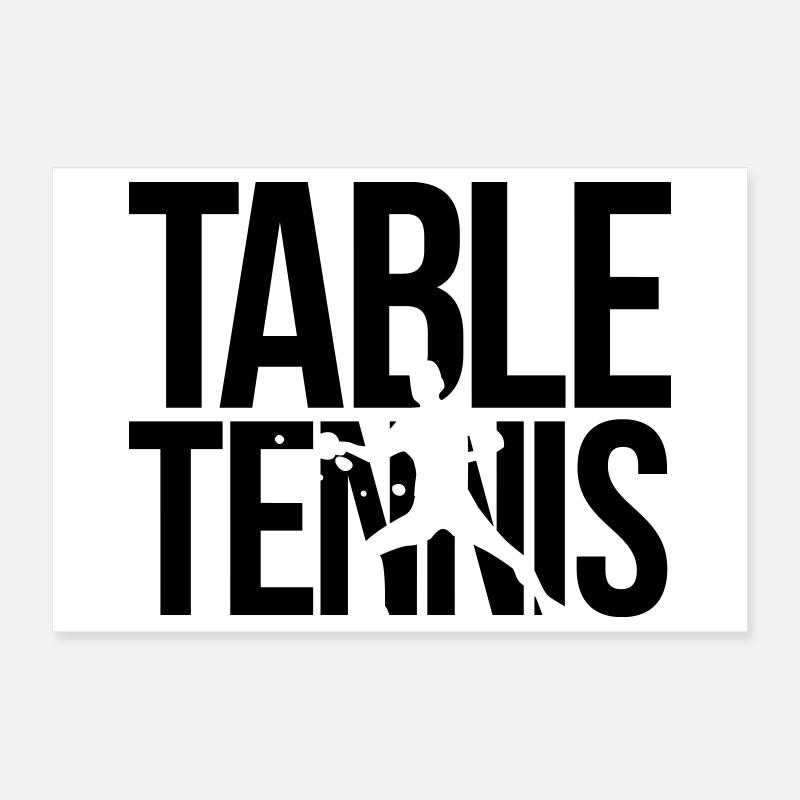 table tennis Poster 12" x 8" (30x20 cm)
