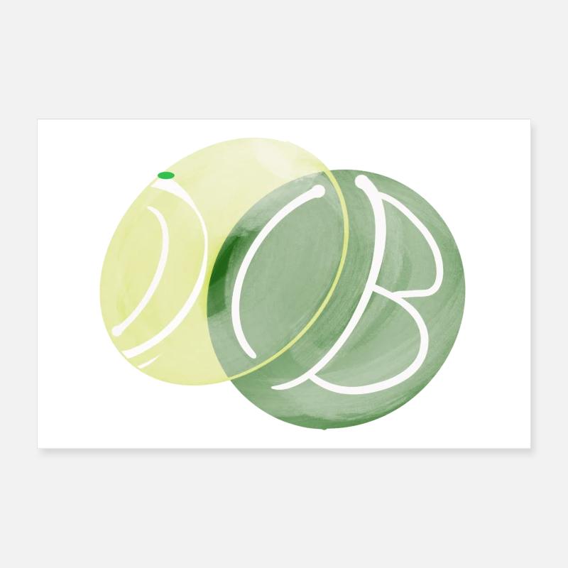 Le point vert Poster 30 x 20 cm