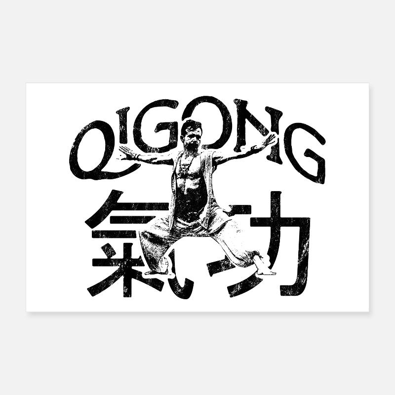 Conception de l’exercice énergétique Qigong Poster 30 x 20 cm