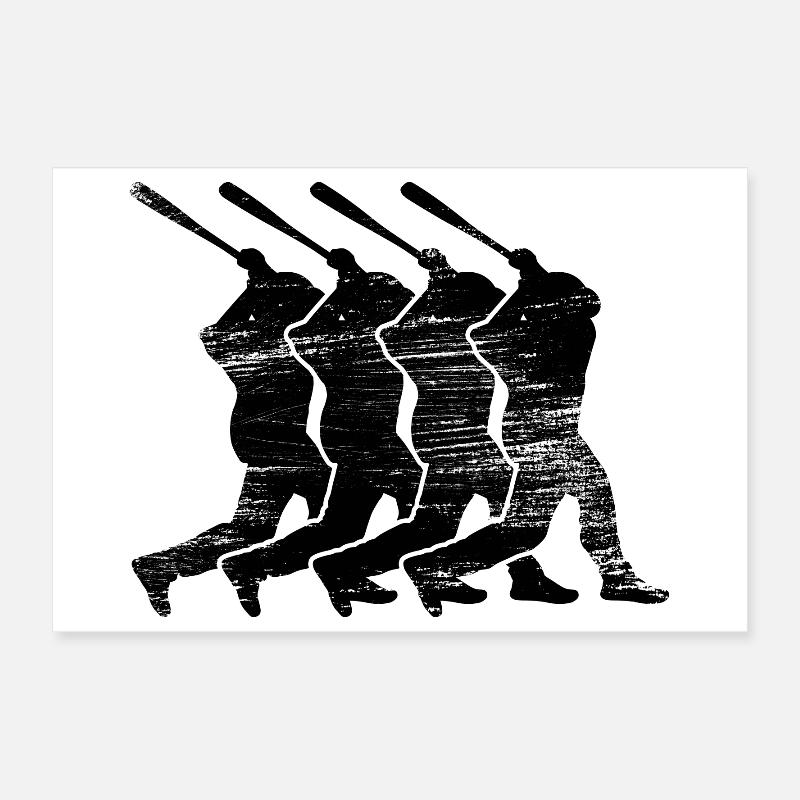 Baseballschläger Poster 30x20 cm