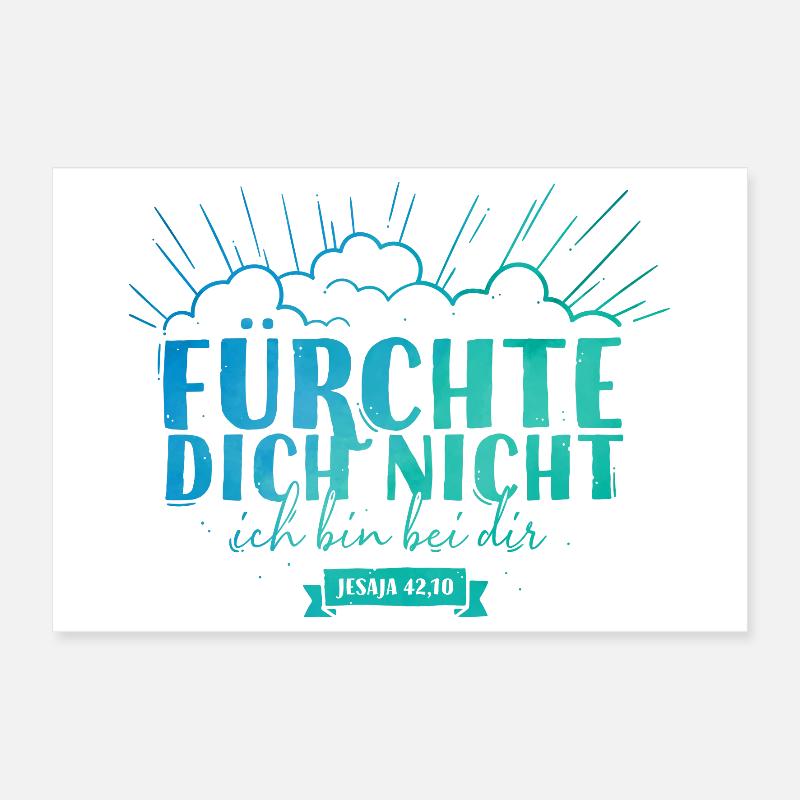Fürchte dich nicht Poster 30x20 cm