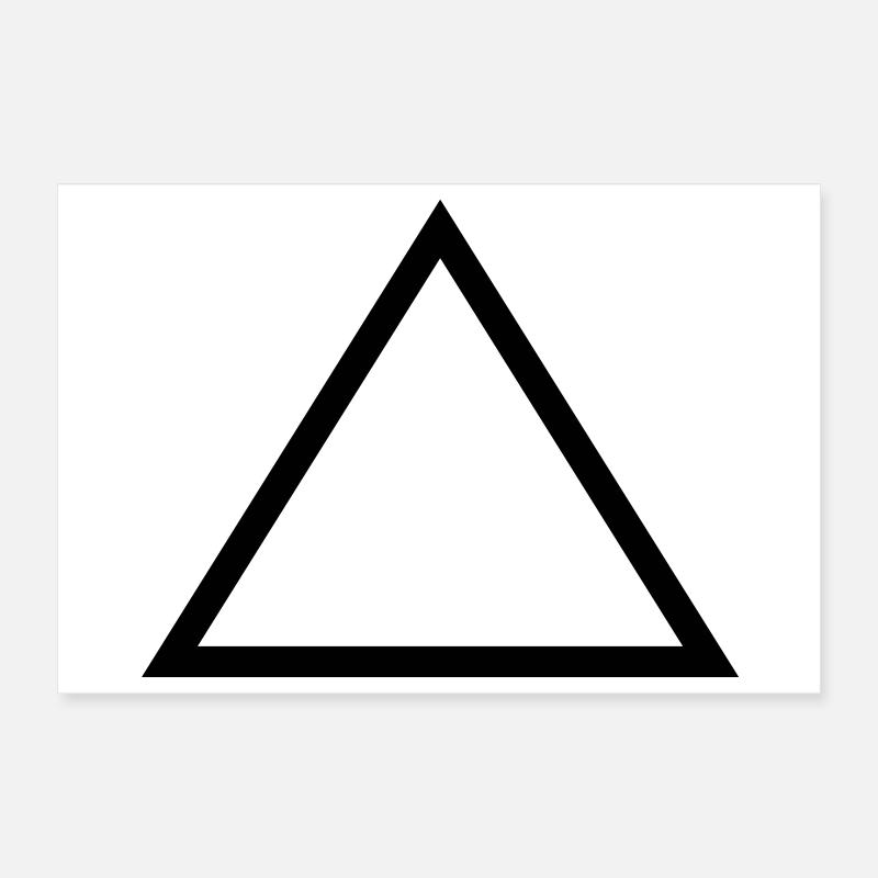 Triangle Poster 30 x 20 cm