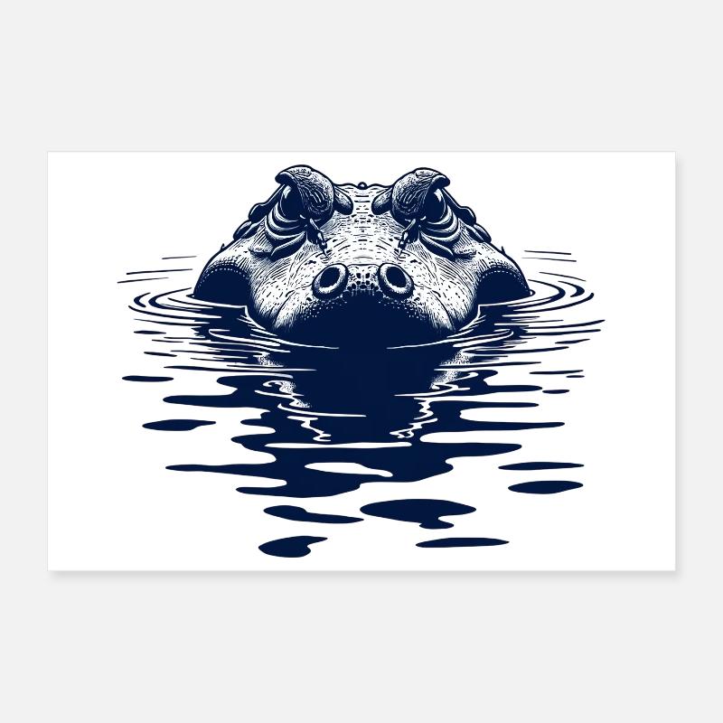 Alligator Krokodil Poster 30x20 cm