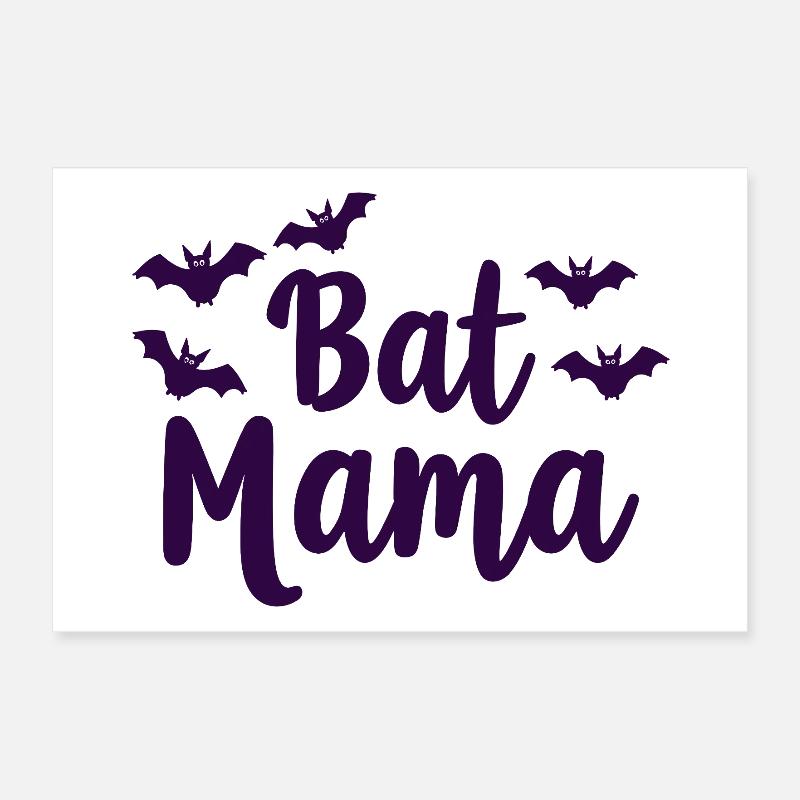 Bat Mama – Fledermaus Mutter Statement Poster 30x20 cm