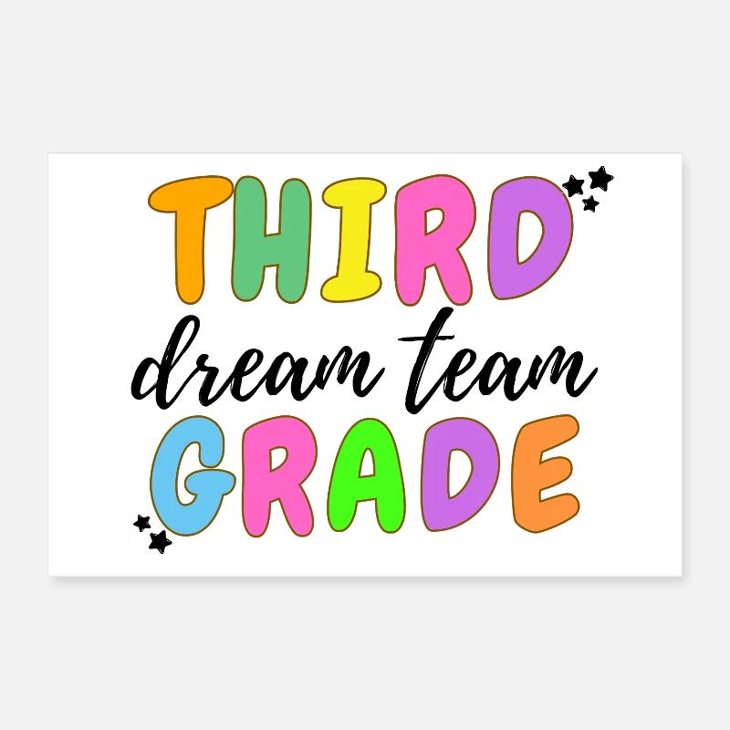 Third Dream Team Grade Poster 12" x 8" (30x20 cm)