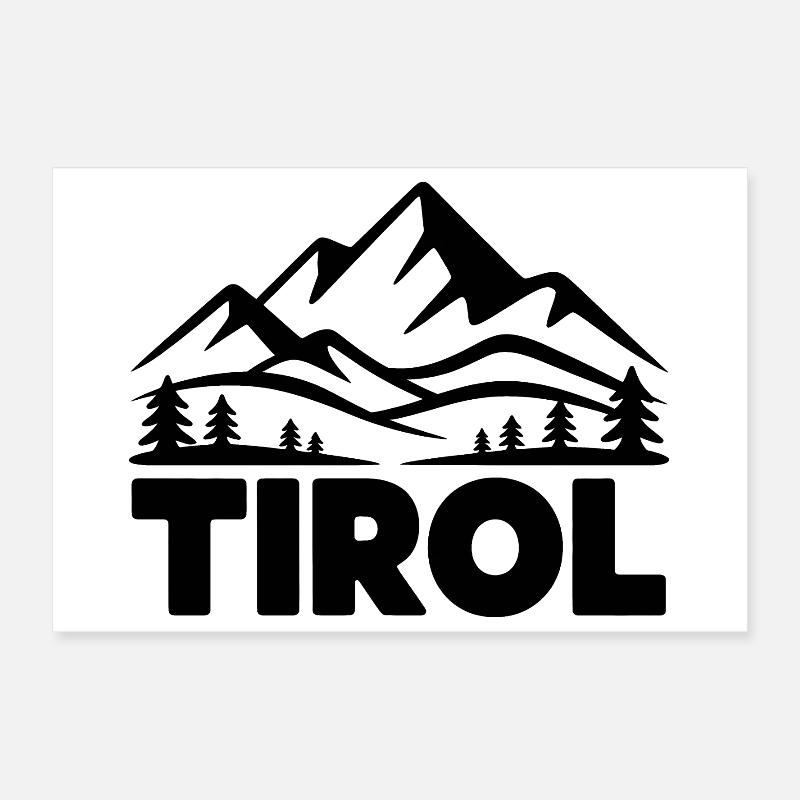 Tyrol - Conception de souvenirs Poster 30 x 20 cm