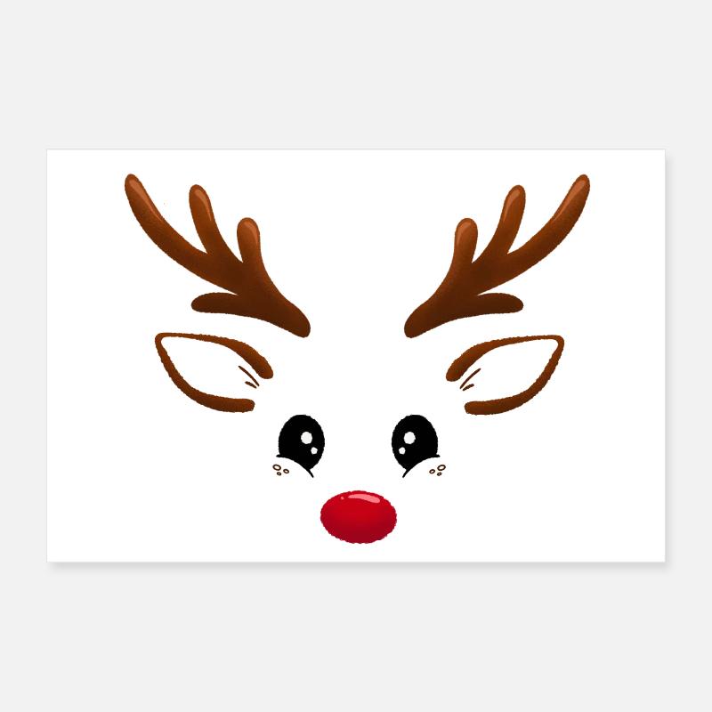 Renne Rudolph Poster 30 x 20 cm