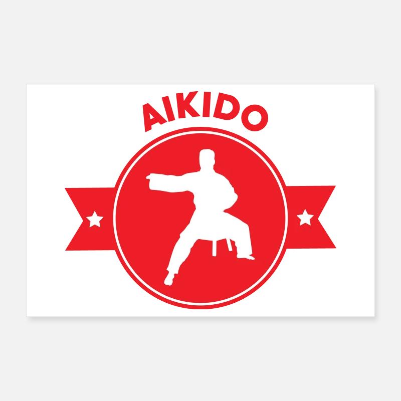 Aikido - Martial Art - Aikido Poster 12" x 8" (30x20 cm)