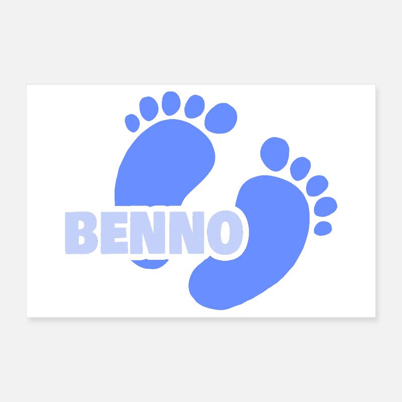 Naissance de Benno Poster 30 x 20 cm