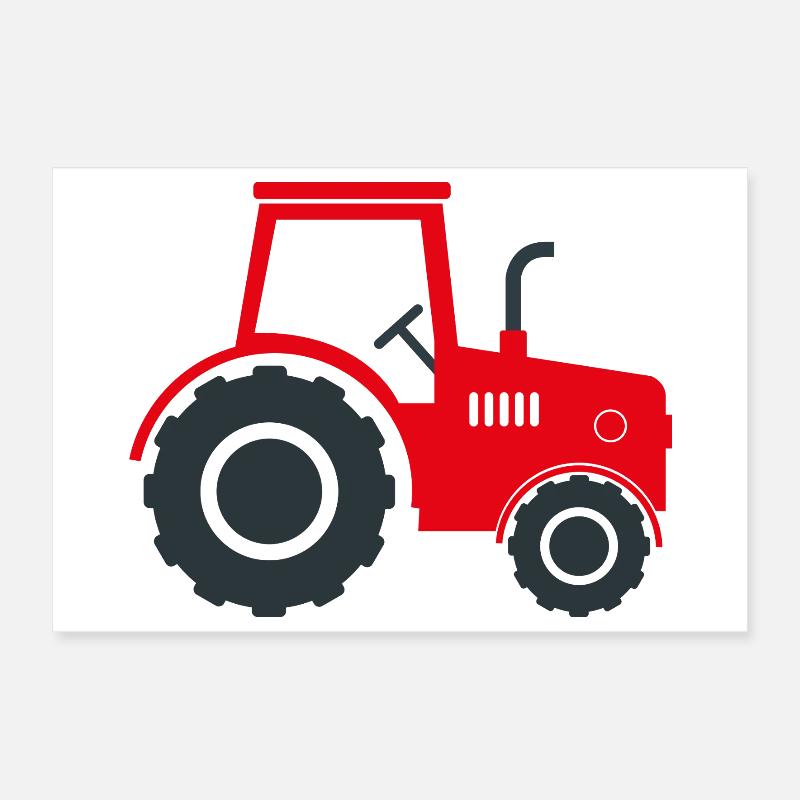 Landtraktor Poster 30x20 cm