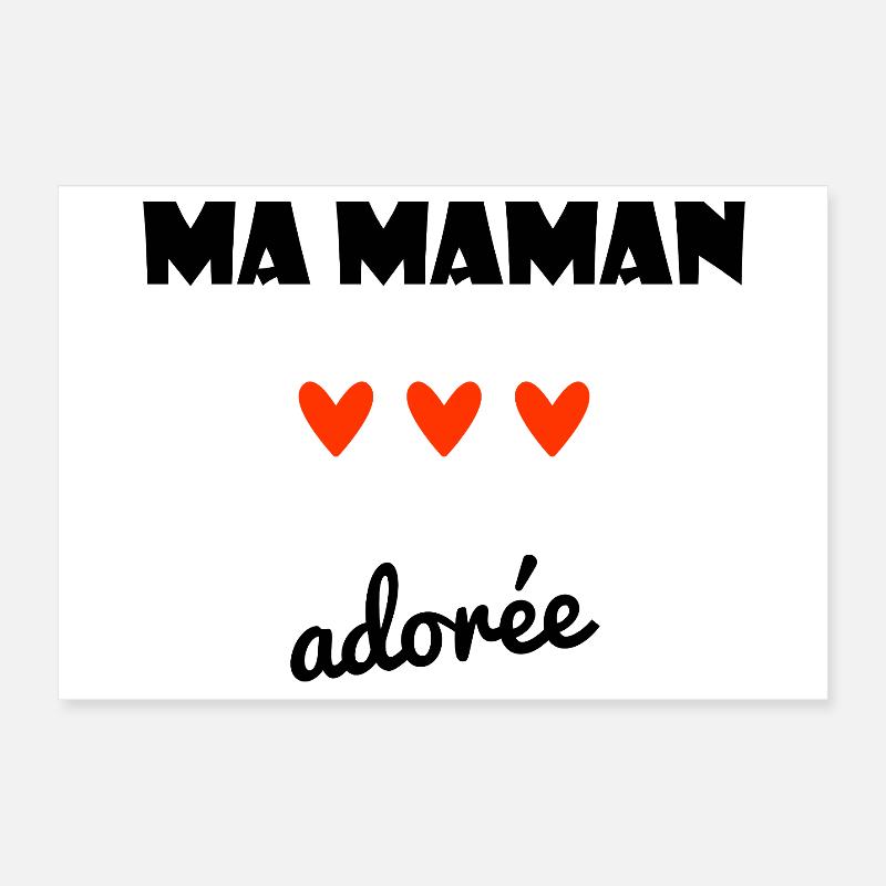 MAMA LIEBTE ES. MAMA. MUTTERTAG. ALLES GUTE ZUM GEBURTSTAG Poster 30x20 cm