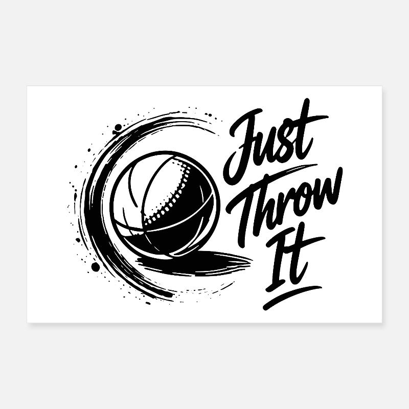 Just Throw It Boule Petanque Sport Poster 30x20 cm