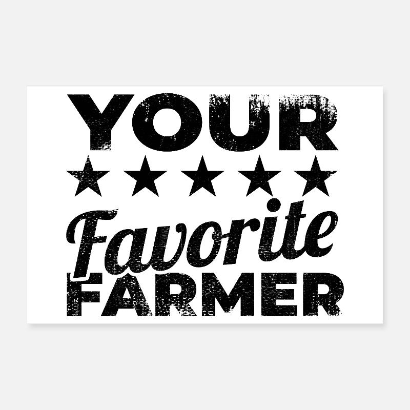Bester Landwirt Poster 30x20 cm