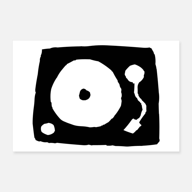 tourne-disque Poster 30 x 20 cm