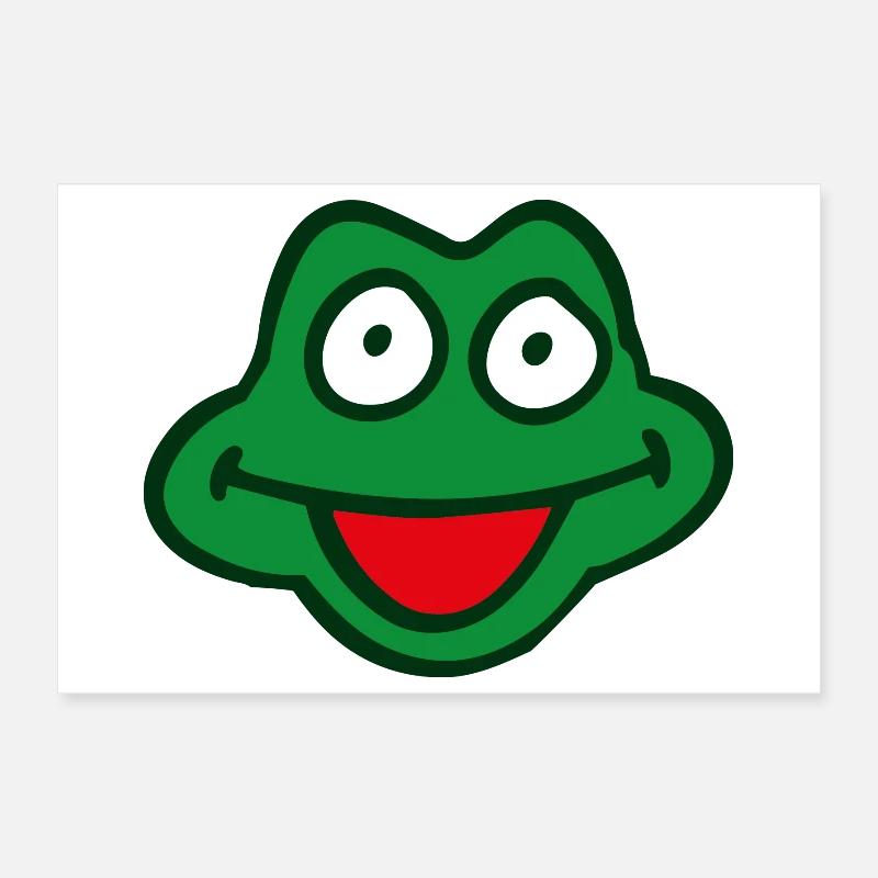 frog Poster 12" x 8" (30x20 cm)