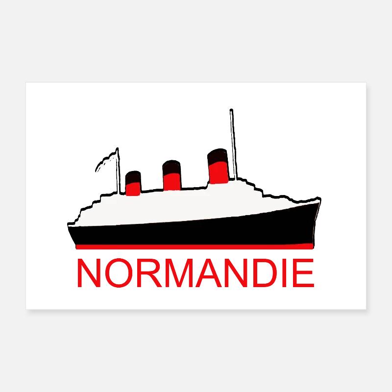 NORMANDY PACKAGE Poster 12" x 8" (30x20 cm)