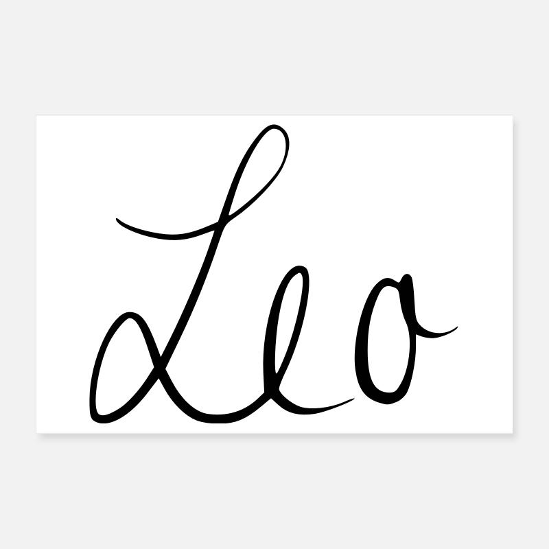 Leo Poster 30x20 cm