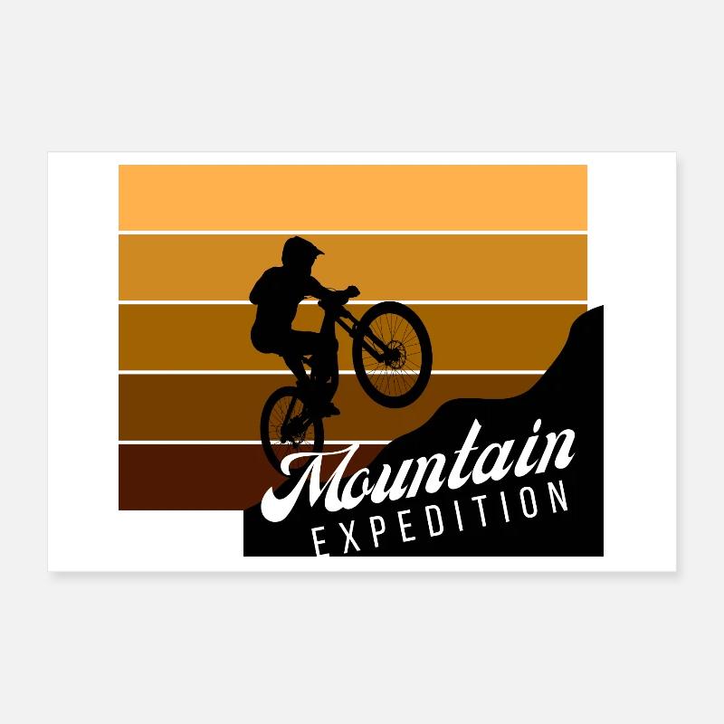 Mountain Expedition Sprung Poster 30x20 cm