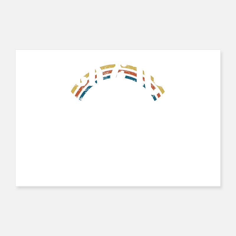 Rock & Roll Guitar Poster 30 x 20 cm