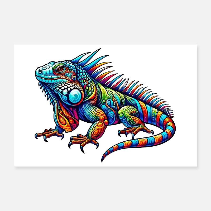 Leguan Poster 30x20 cm