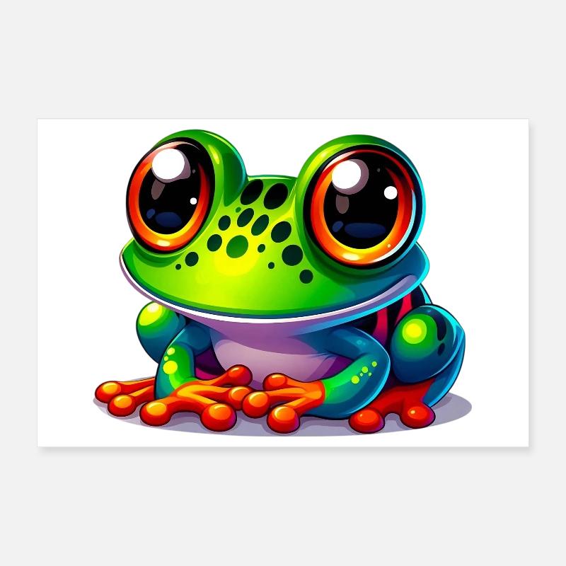 Frosch Poster 30x20 cm