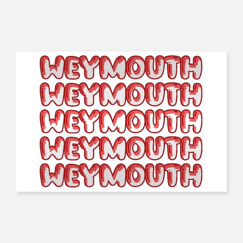 Weymouth comme un voyage Poster 30 x 20 cm